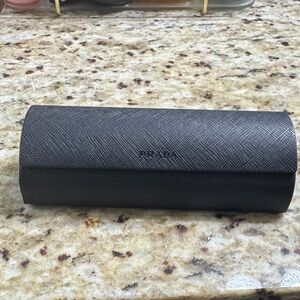 Prada black eyeglassses/sunglasses case